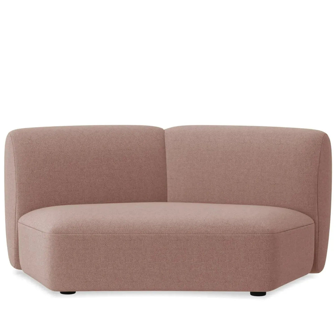 Modern Mixed Weave Fabric Modular Armless 2 Seater Sofa PETALS