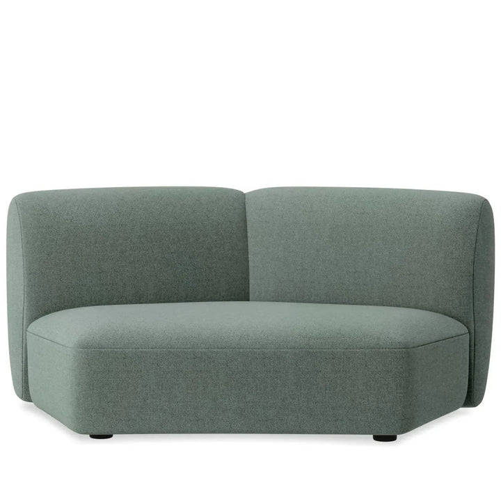 Modern Mixed Weave Fabric Modular Armless 2 Seater Sofa PETALS