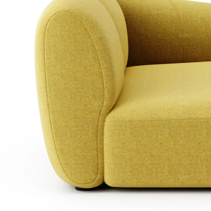 Modern Mixed Weave Fabric Modular Chaise Sofa PETALS