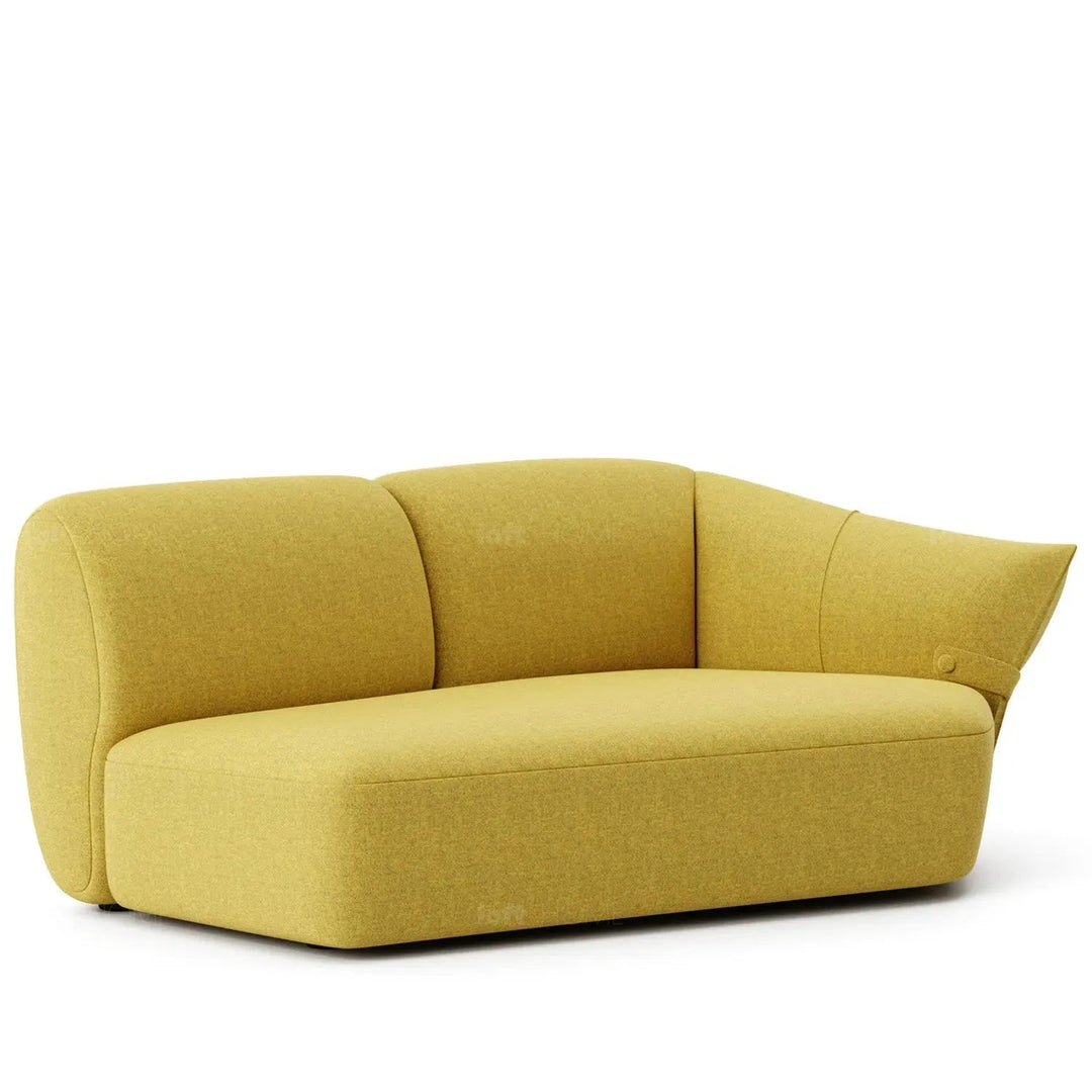 Modern Mixed Weave Fabric Modular Chaise Sofa PETALS