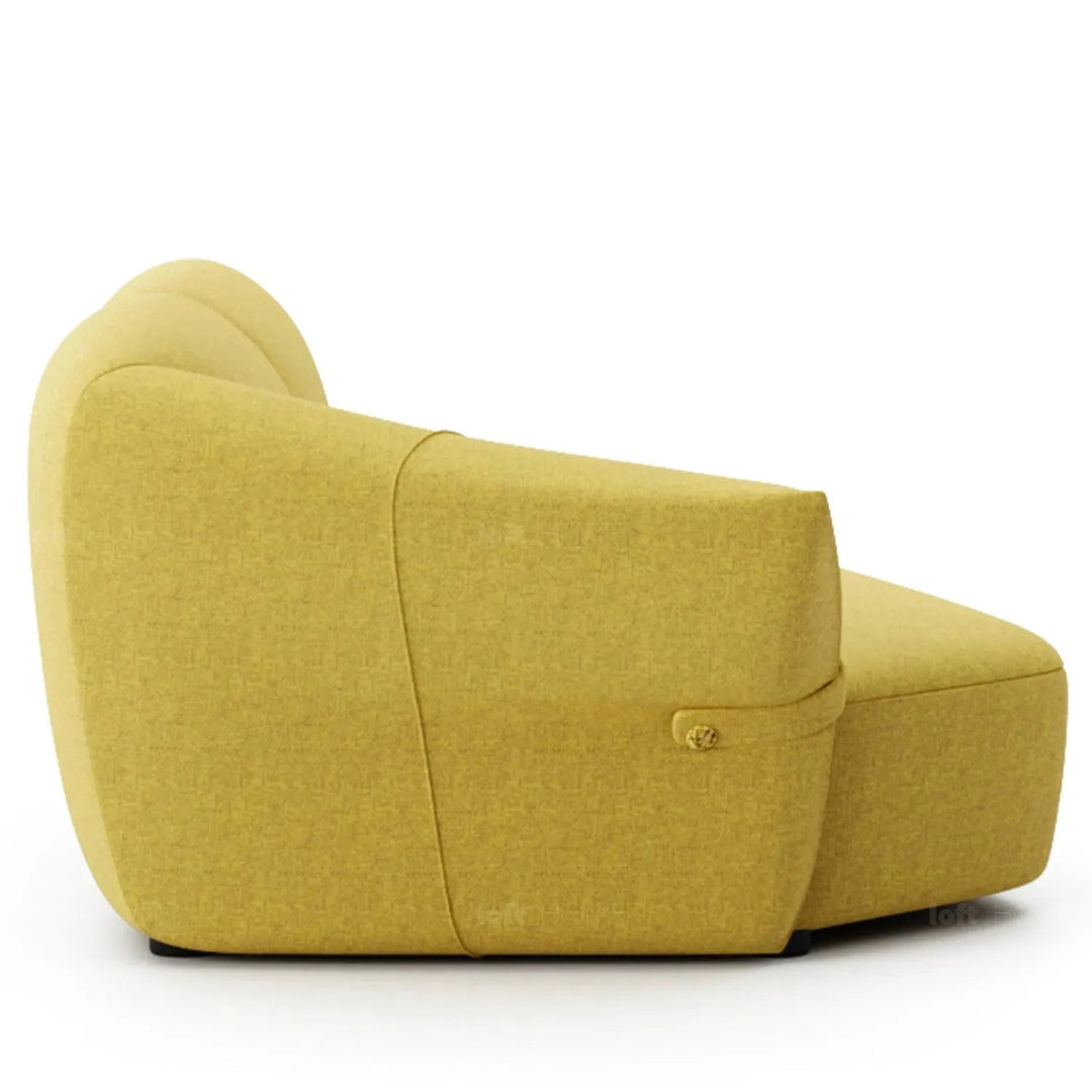 Modern Mixed Weave Fabric Modular Chaise Sofa PETALS