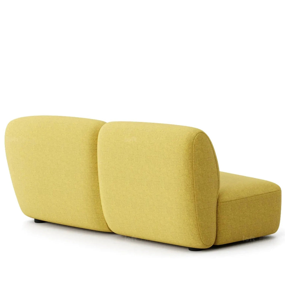 Modern Mixed Weave Fabric Modular Chaise Sofa PETALS