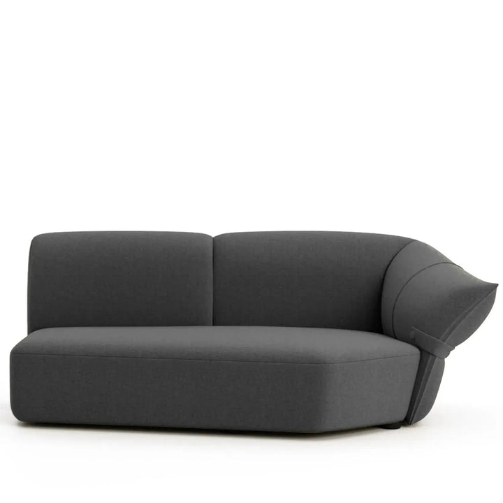 Modern Mixed Weave Fabric Modular Chaise Sofa PETALS