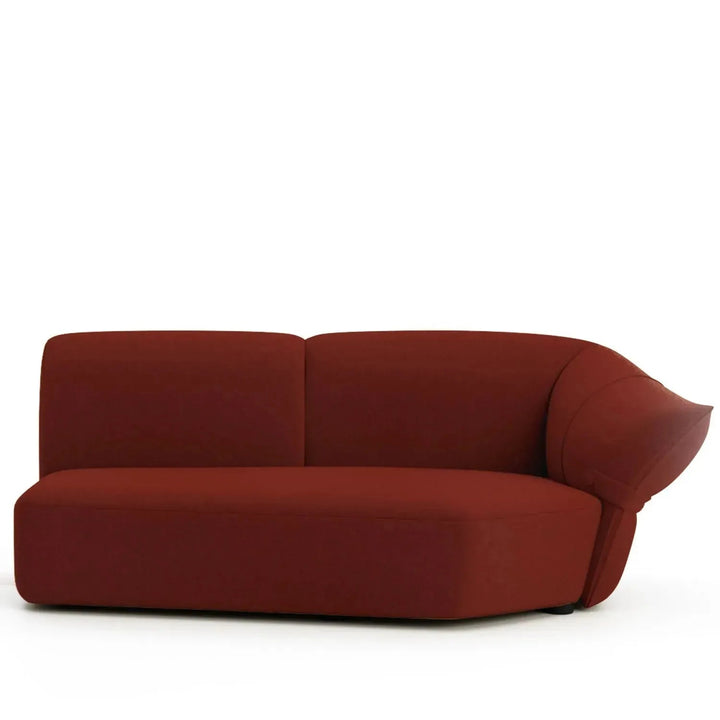 Modern Mixed Weave Fabric Modular Chaise Sofa PETALS