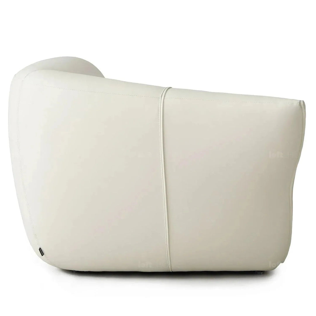 Modern mixed weave fabric modular corner 1 seater sofa petals detail 6.