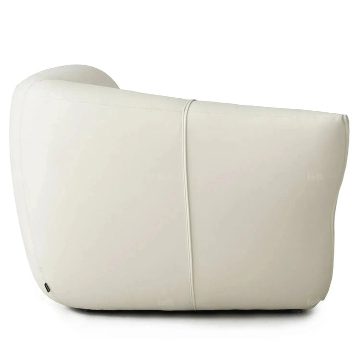 Modern mixed weave fabric modular corner 1 seater sofa petals detail 6.
