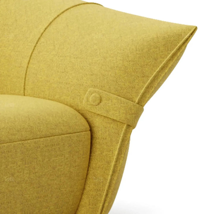 Modern Mixed Weave Fabric Modular Corner 2 Seater Sofa PETALS