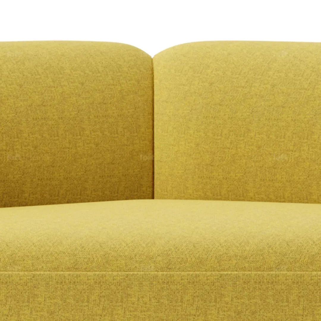 Modern Mixed Weave Fabric Modular Corner 2 Seater Sofa PETALS