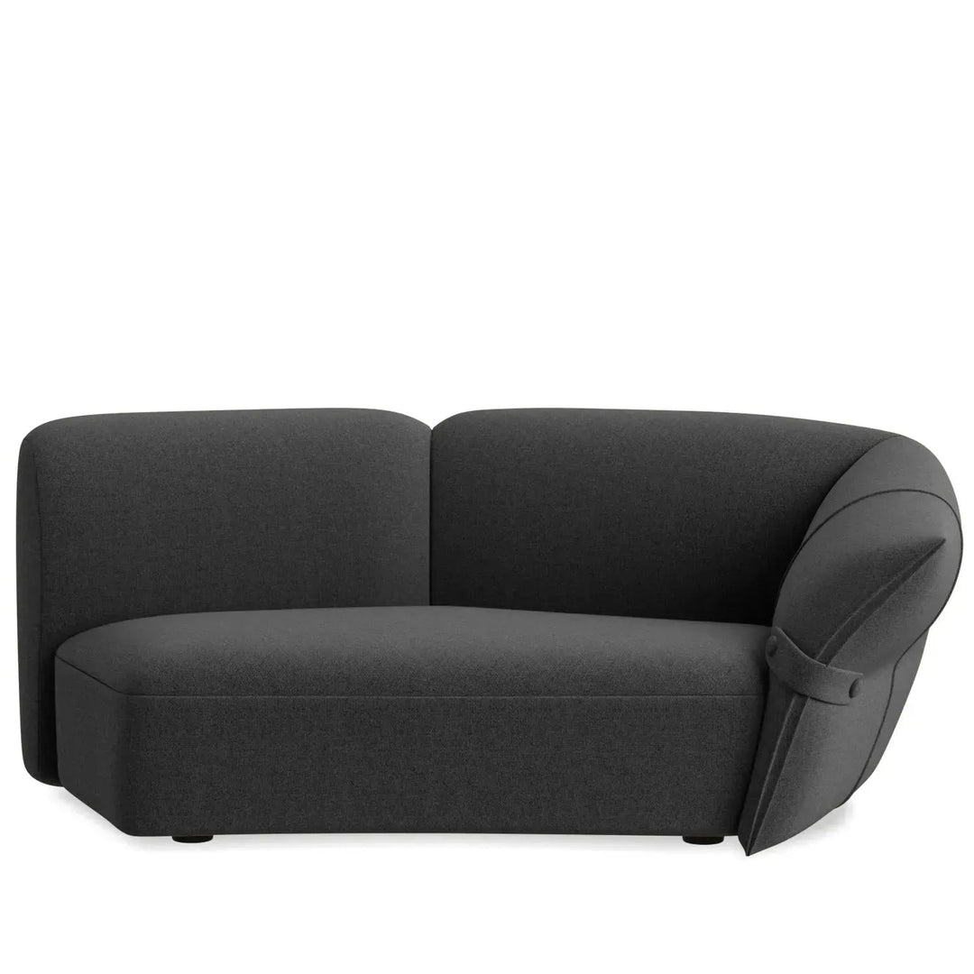 Modern Mixed Weave Fabric Modular Corner 2 Seater Sofa PETALS