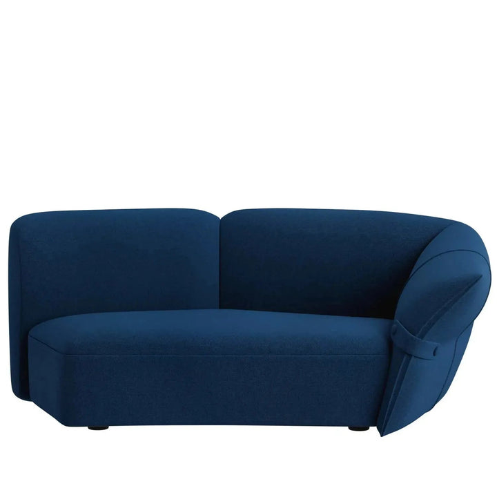 Modern mixed weave fabric modular corner 2 seater sofa petals detail 15.