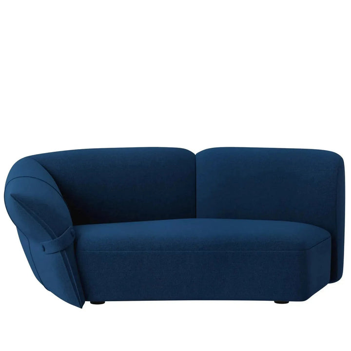 Modern mixed weave fabric modular corner 2 seater sofa petals detail 24.