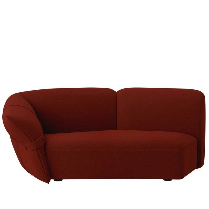 Modern mixed weave fabric modular corner 2 seater sofa petals detail 25.