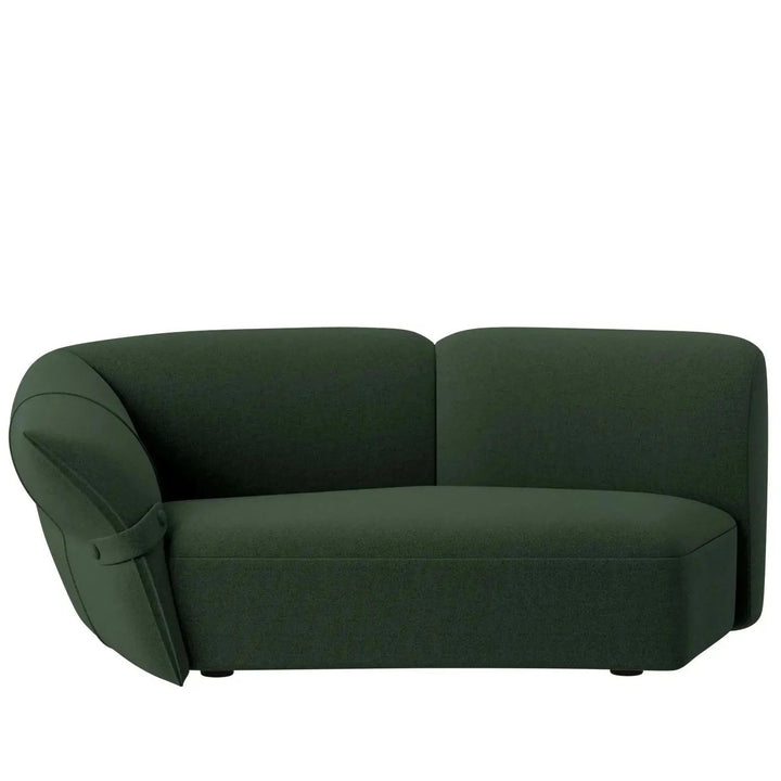 Modern mixed weave fabric modular corner 2 seater sofa petals detail 27.