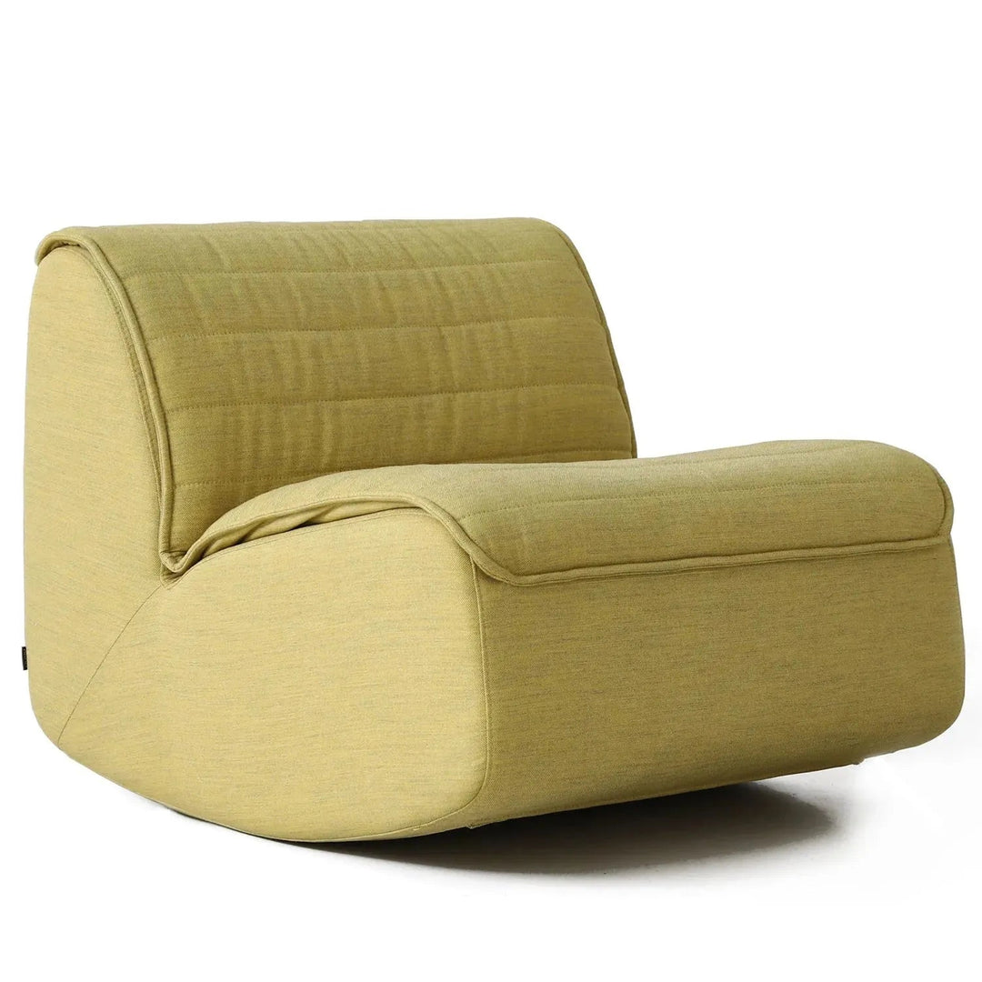 Modern Mixed Weave Fabric Rocking 1 Seater Sofa HOBBYHORSE