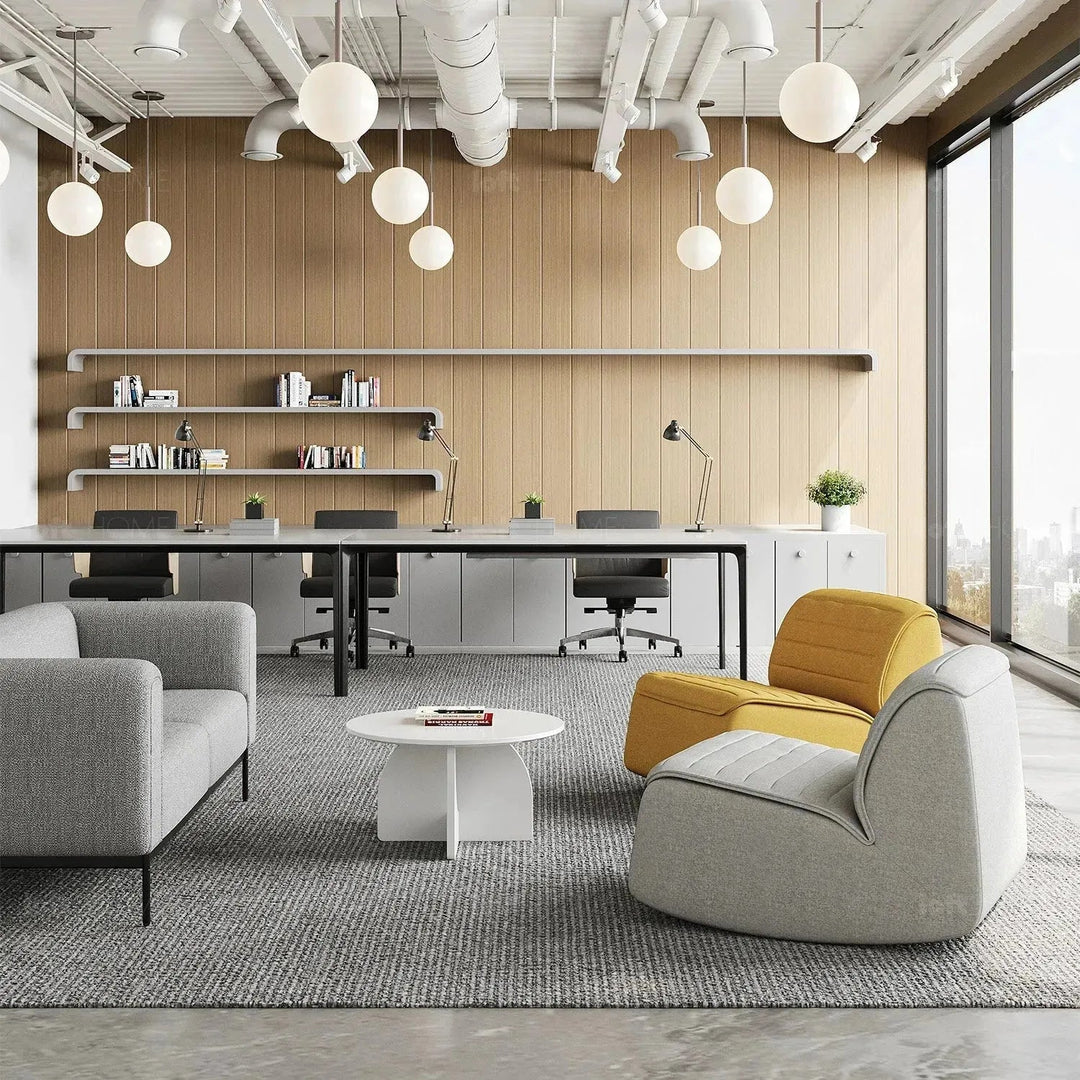 Modern Mixed Weave Fabric Rocking 1 Seater Sofa HOBBYHORSE