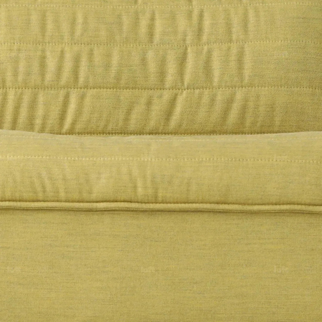 Modern mixed weave fabric rocking 1 seater sofa hobbyhorse detail 3.