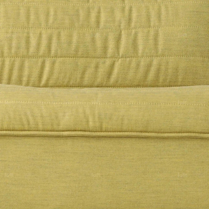 Modern mixed weave fabric rocking 1 seater sofa hobbyhorse detail 3.