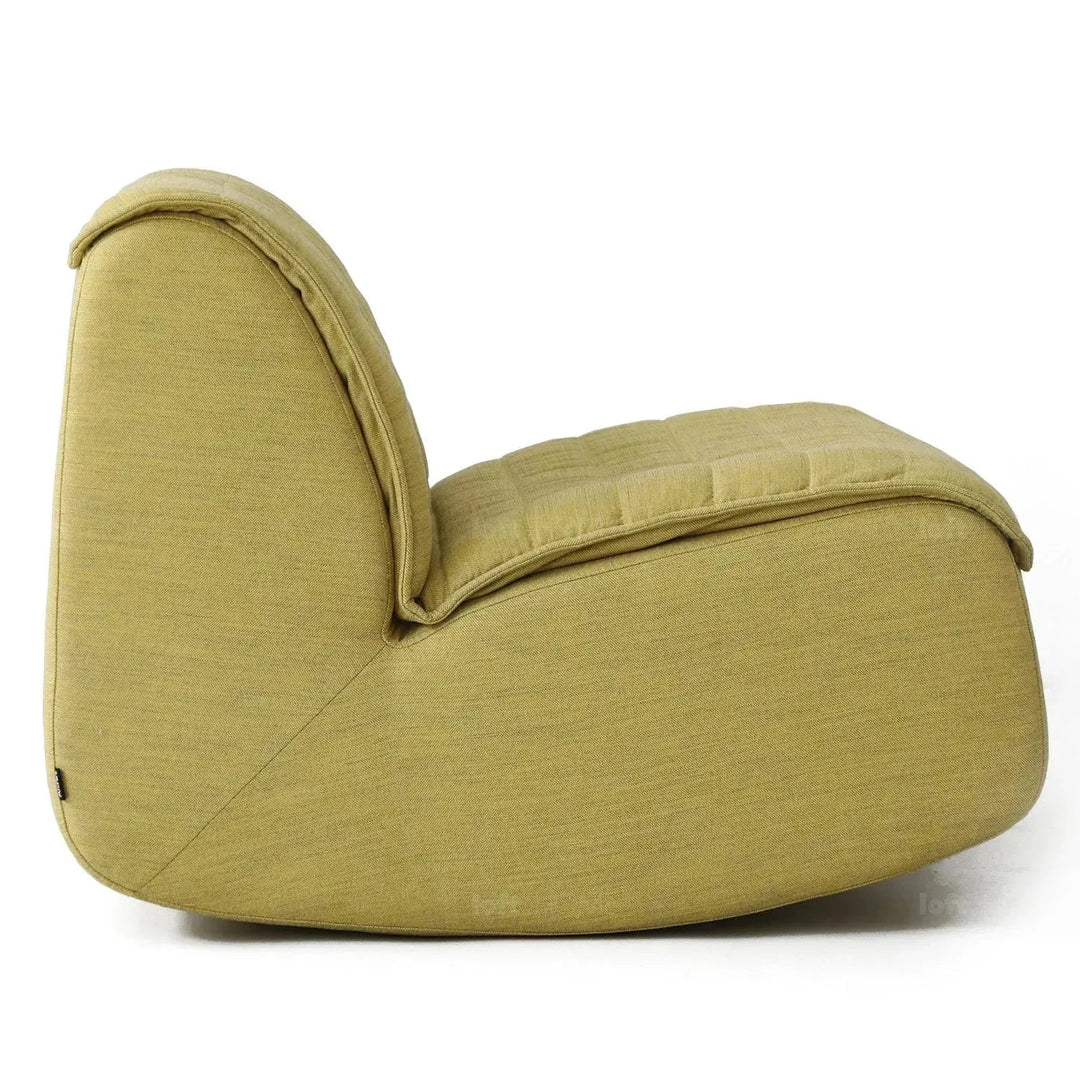 Modern Mixed Weave Fabric Rocking 1 Seater Sofa HOBBYHORSE