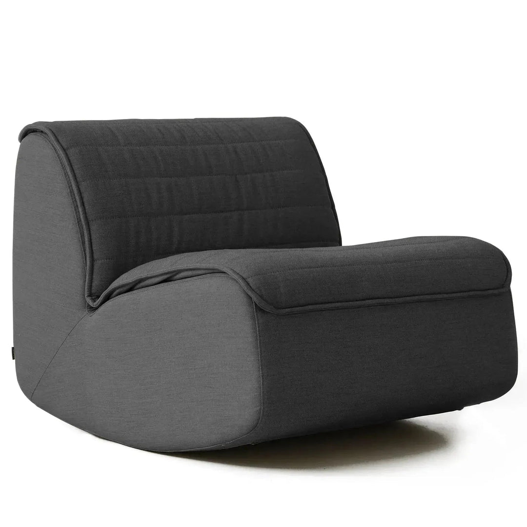 Modern Mixed Weave Fabric Rocking 1 Seater Sofa HOBBYHORSE