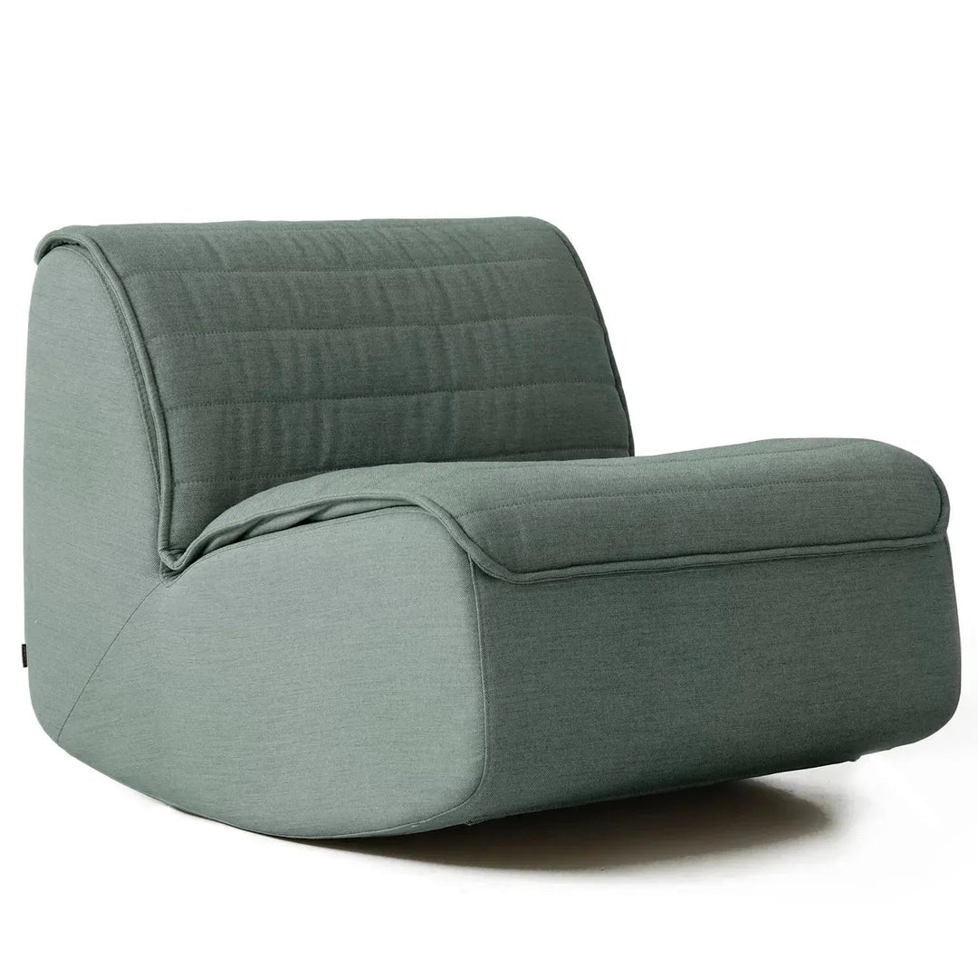 Modern Mixed Weave Fabric Rocking 1 Seater Sofa HOBBYHORSE