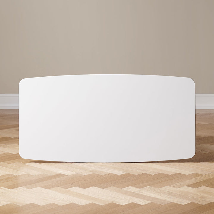 Minimalist Oak Wood Sintered Stone Height Adjustable Coffee Table LINO