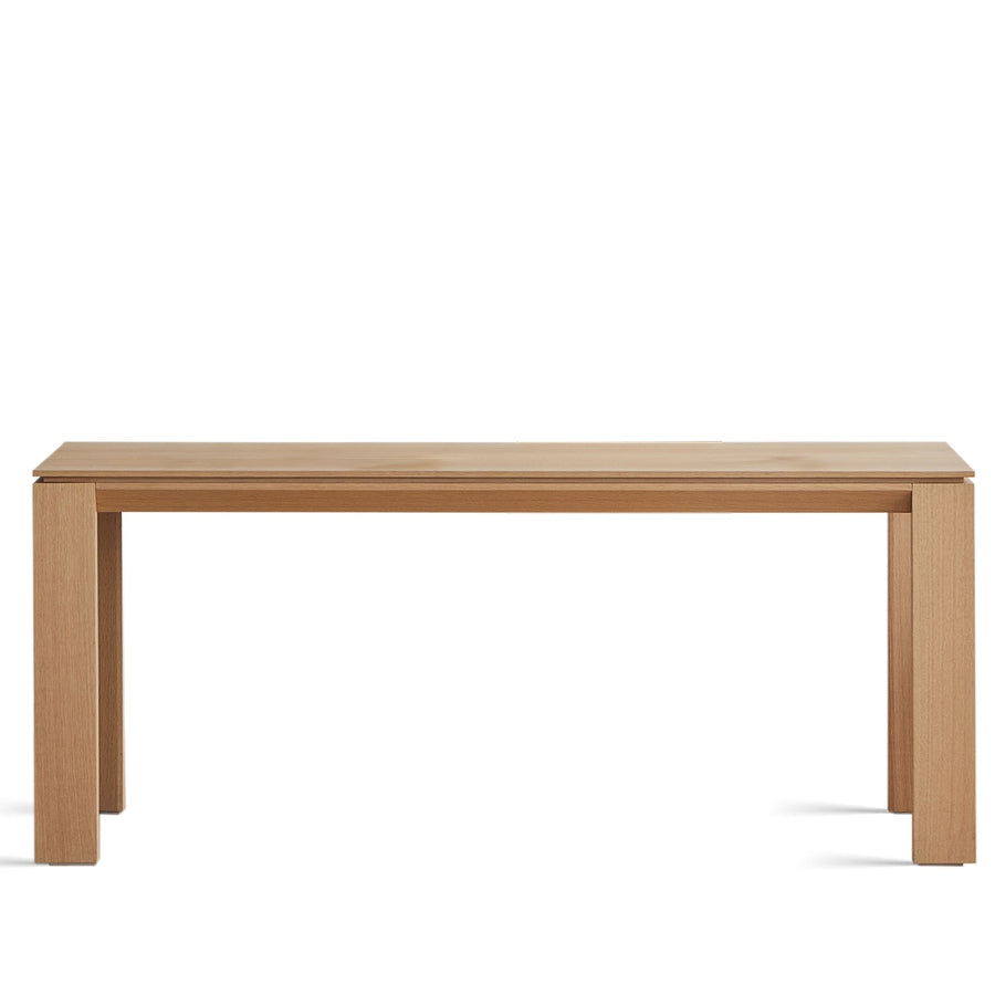 Minimalist Oak Wood Veneer Plywood Dining Table HORIZON
