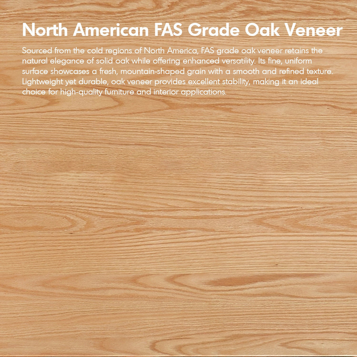 Minimalist oak wood veneer plywood dining table horizon color swatches.