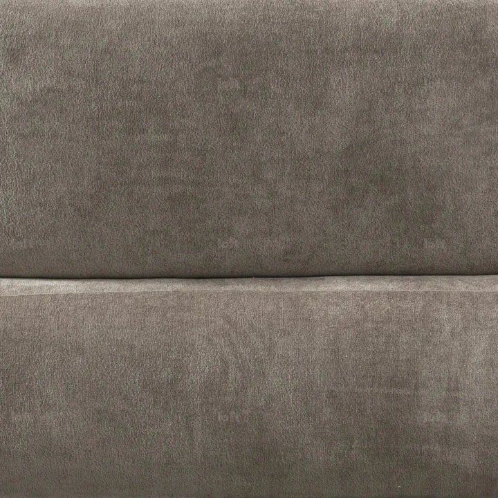 Cream sherpa fabric 3 seater sofa calyx in still life.