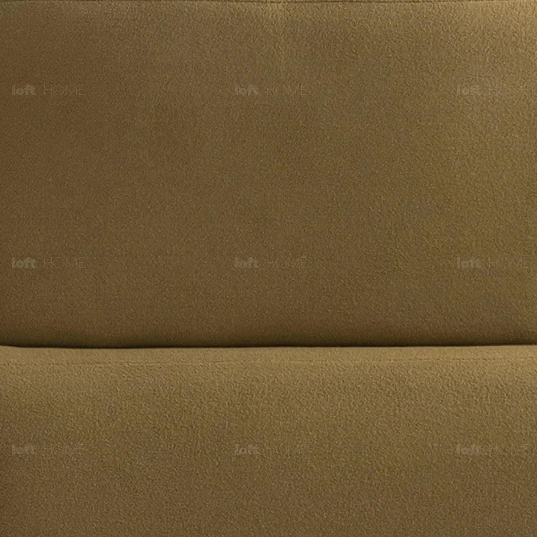 Cream Sherpa Fabric 5 Seater Sofa ARCH