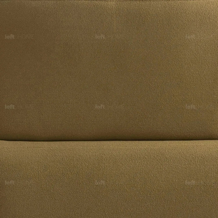 Cream Sherpa Fabric 5 Seater Sofa ARCH
