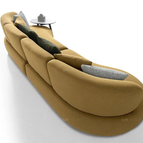 Cream Sherpa Fabric 5 Seater Sofa ARCH Good to Know Preview-1