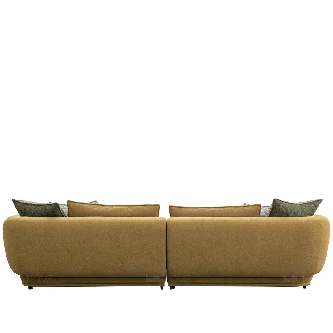 Modern sherpa fabric 4 seater sofa berlin color swatches.