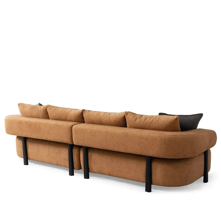 Modern Sherpa Fabric 4 Seater Sofa ECHO