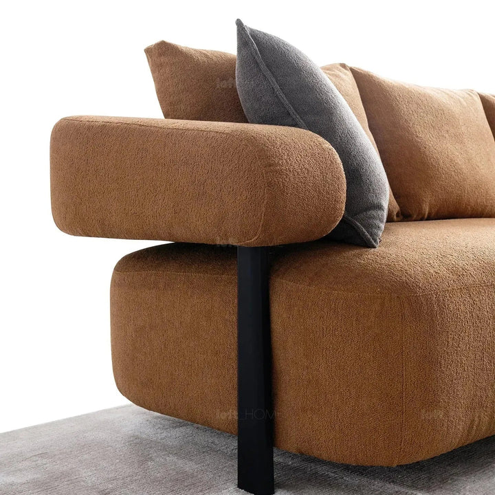 Modern Sherpa Fabric 4 Seater Sofa ECHO