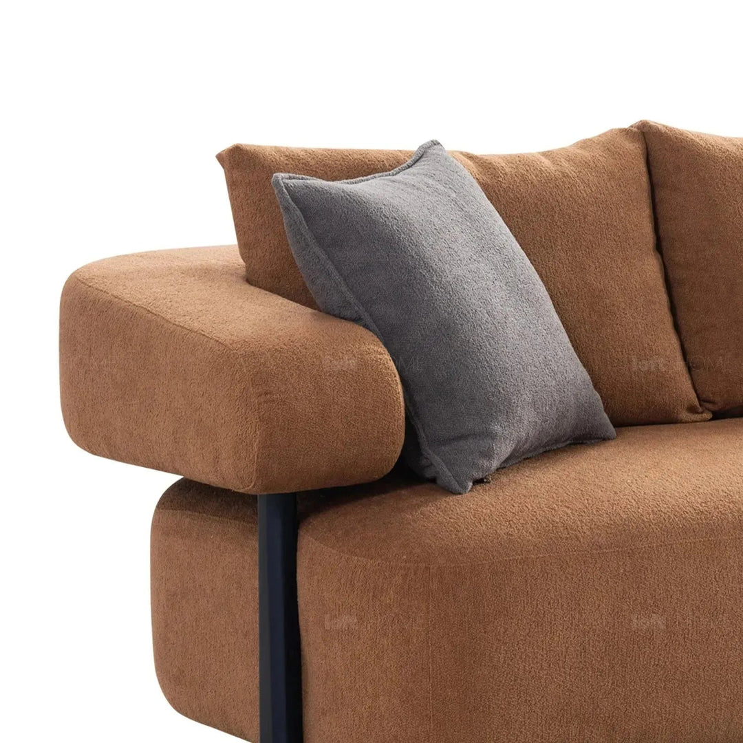 Modern Sherpa Fabric 4 Seater Sofa ECHO