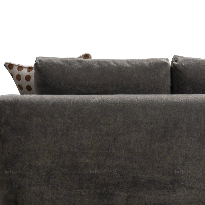 Modern Sherpa Fabric 5 Seater Sofa GRAND
