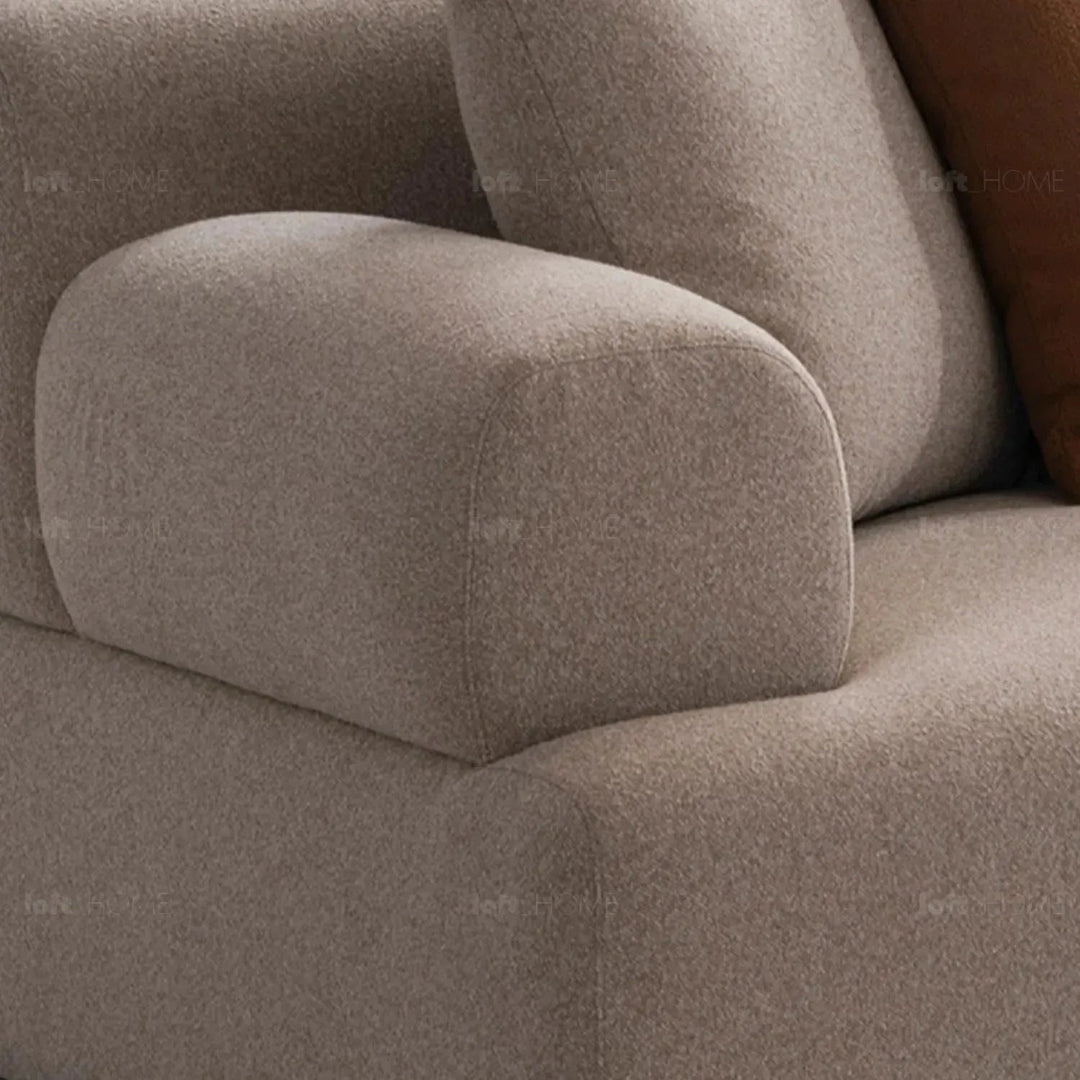 Minimalist Sherpa Fabric 4 Seater Sofa NOBLE