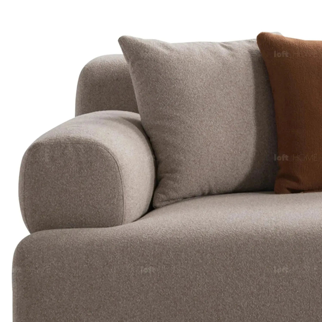 Minimalist Sherpa Fabric 4 Seater Sofa NOBLE