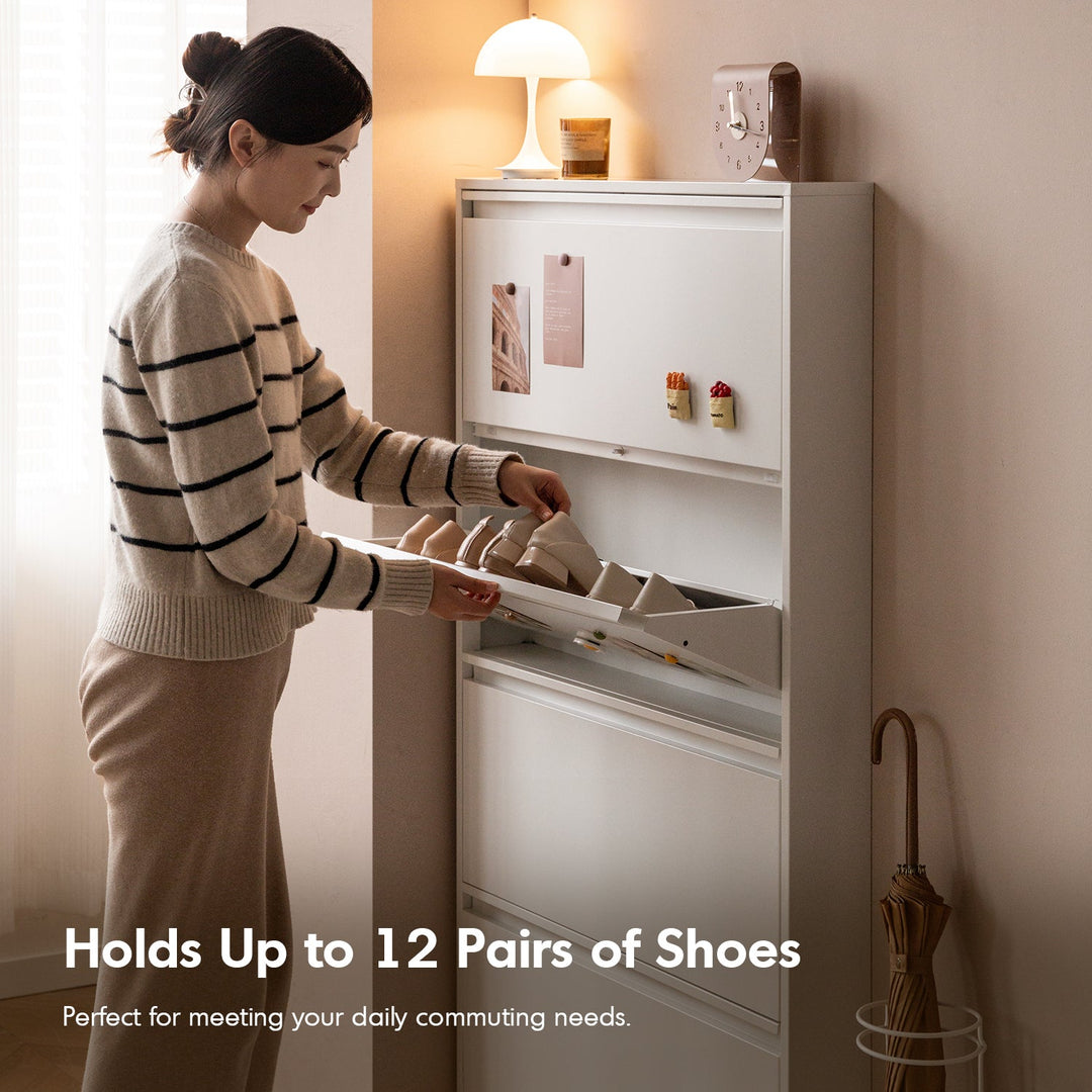 Bauhaus steel shoe cabinet slim environmental situation.