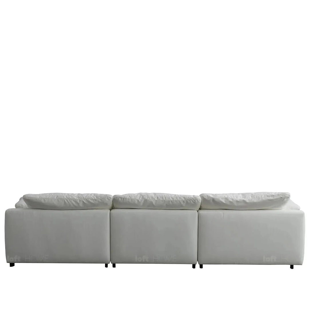 Minimalist Suede Fabric 5 Seater Sofa CLOUD