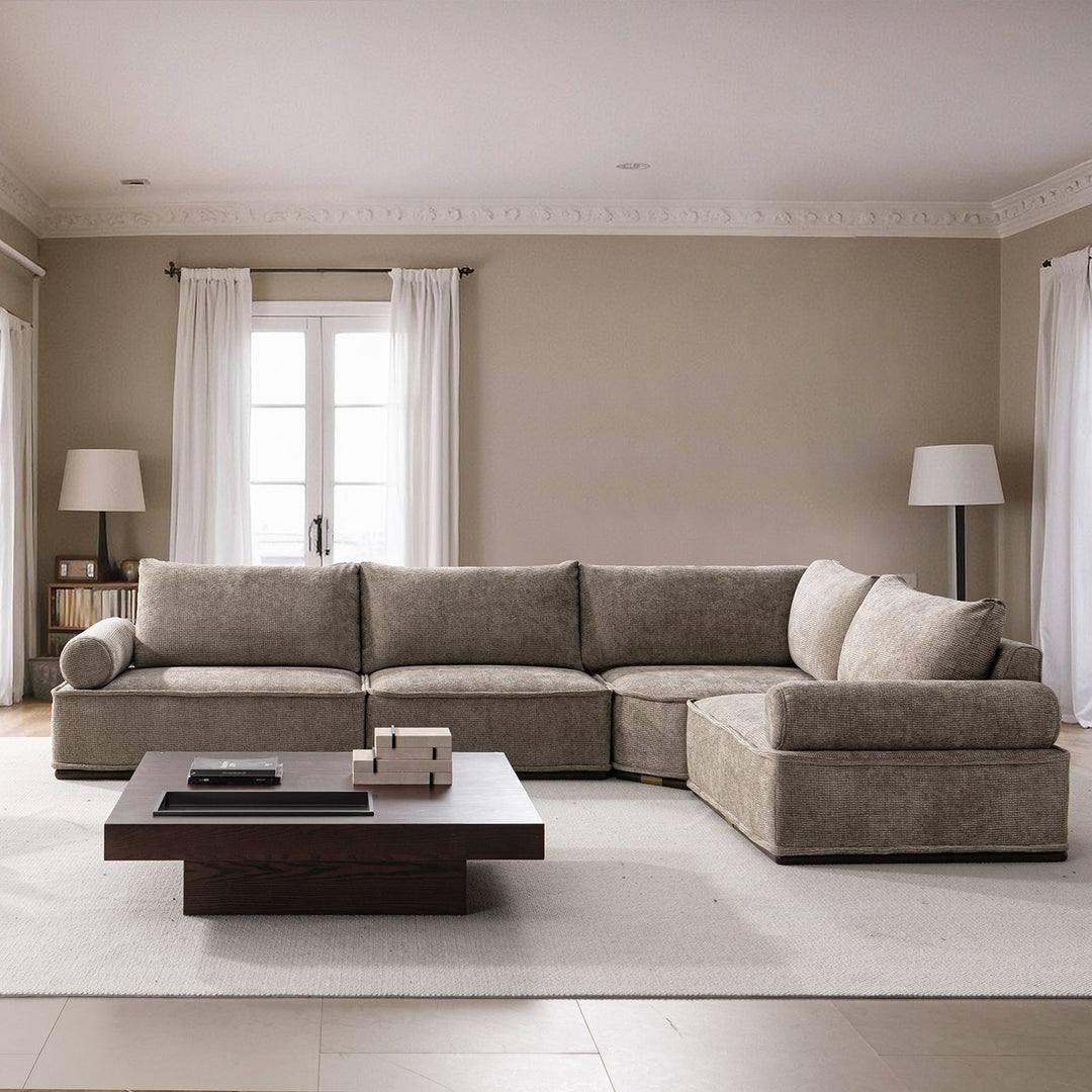 Minimalist Corduroy Velvet Fabric Modular Armless 1 Seater Sofa CORDY