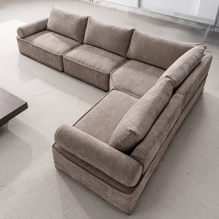 Minimalist Corduroy Velvet Fabric Modular Joint Connection 1 Seater Sofa CORDY