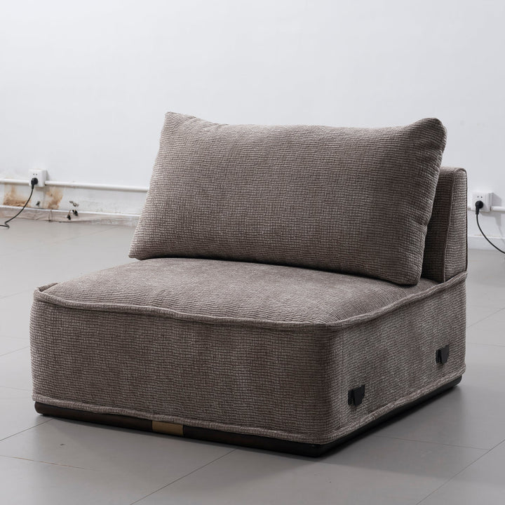 Minimalist corduroy velvet fabric modular l shape sectional sofa 4+l cordy situational feels.