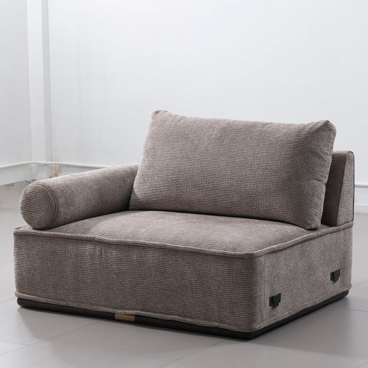 Minimalist Corduroy Velvet Fabric Sectional 3 Seater Sofa CORDY