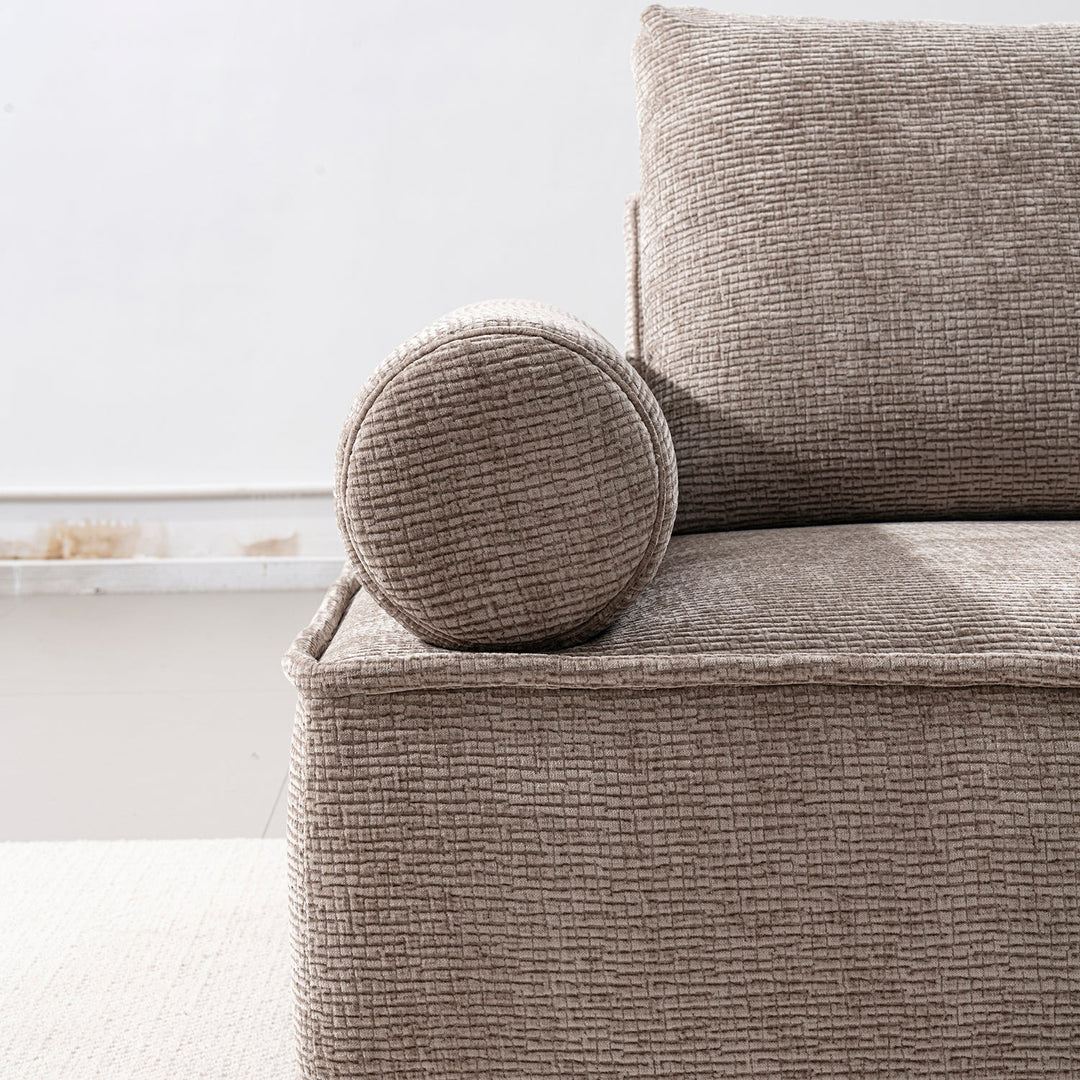 Minimalist Corduroy Velvet Fabric Sectional 3 Seater Sofa CORDY