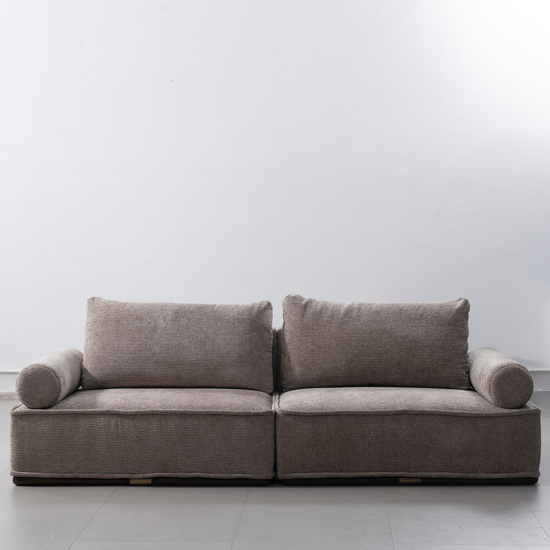 Minimalist Corduroy Velvet Fabric Sectional 3 Seater Sofa CORDY