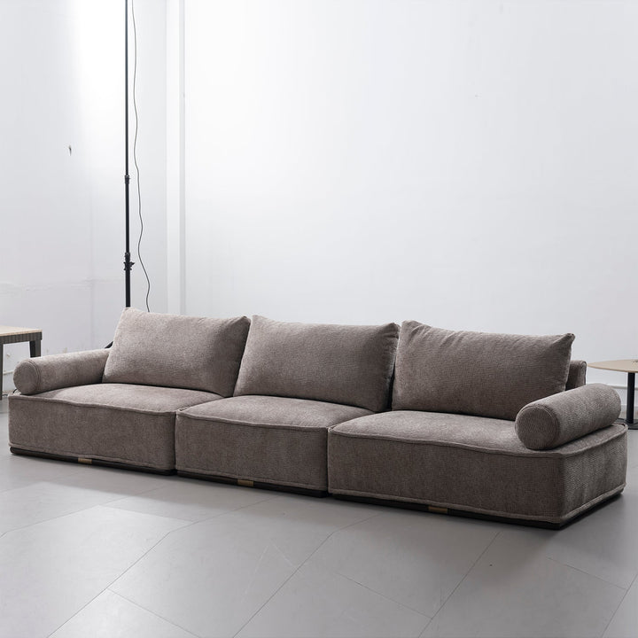 Minimalist Corduroy Velvet Fabric Sectional 5 Seater Sofa CORDY