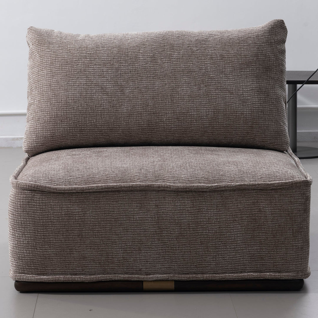 Minimalist Corduroy Velvet Fabric Sectional 5 Seater Sofa CORDY