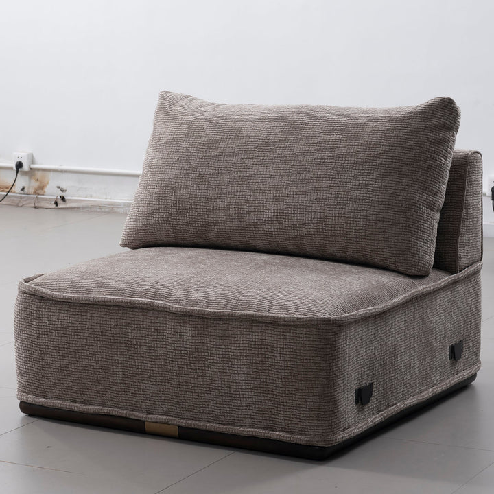 Minimalist Corduroy Velvet Fabric Sectional 5 Seater Sofa CORDY