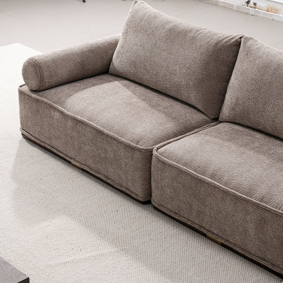 Minimalist Corduroy Velvet Fabric Sectional 5 Seater Sofa CORDY